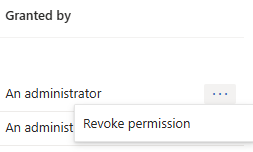 Security menu in Microsoft Entra showing options for Conditional Access, Permissions and Token encryption.